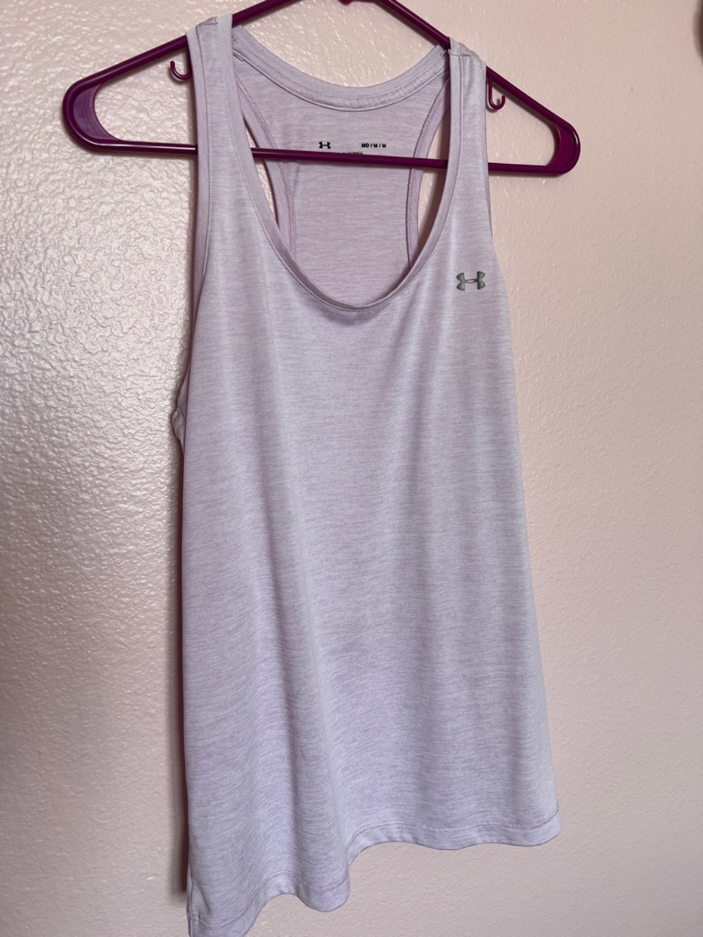 Under Armour Light Lavender Racerback Training Tank - Picture 4 of 5